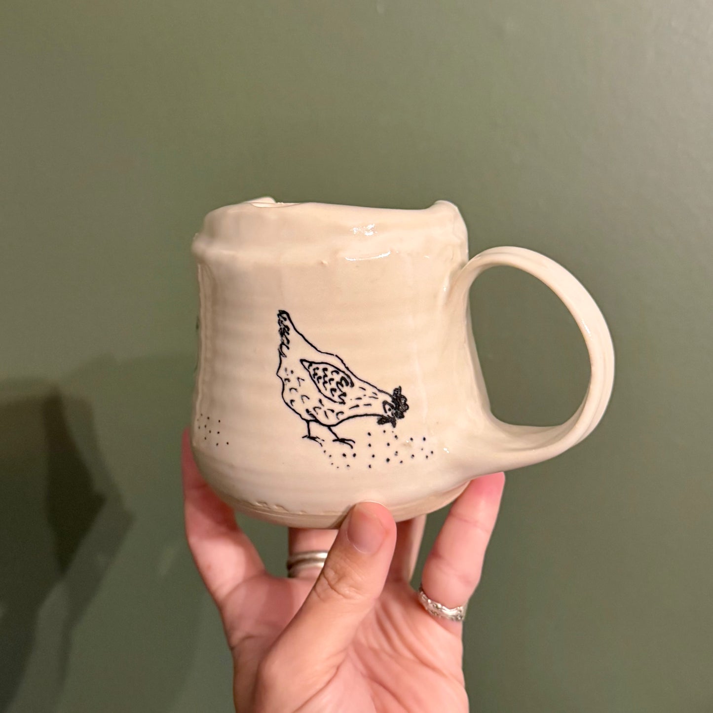 chicken chore mug