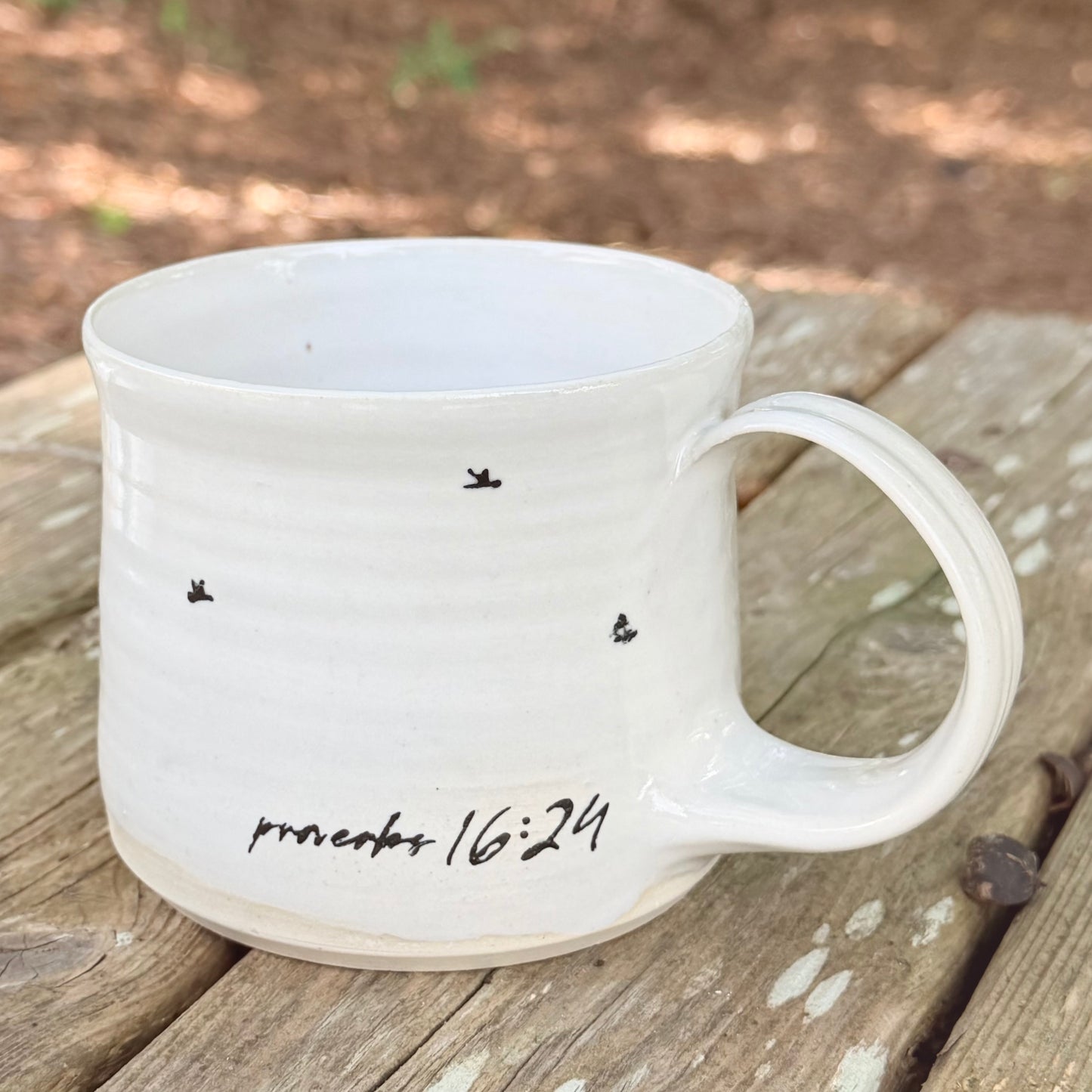 kind words mug
