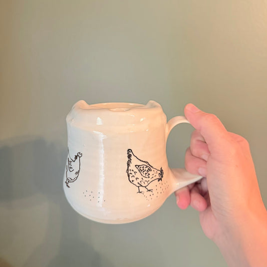 chicken chore mug