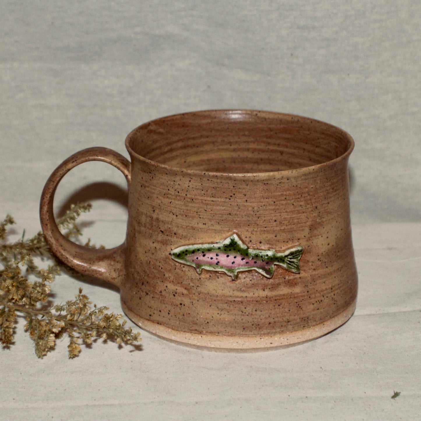 rainbow trout mug
