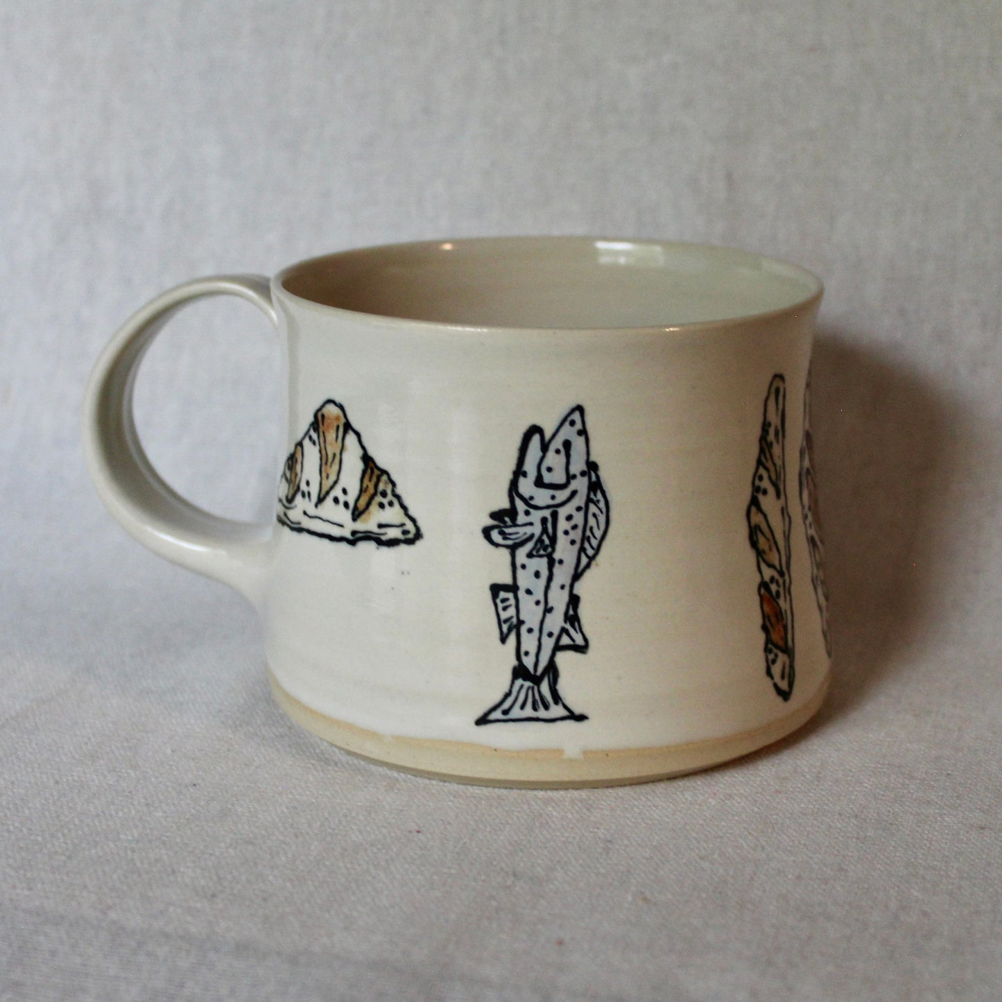 fishes and loaves mug