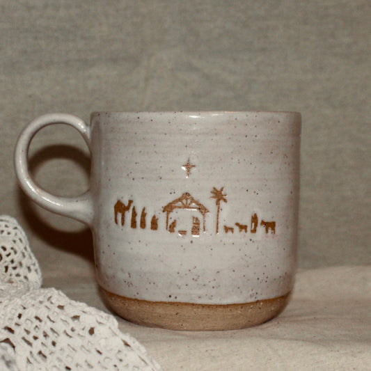 nativity mug