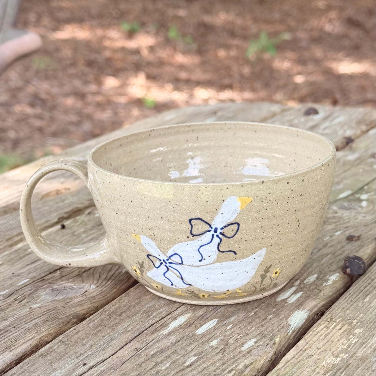 silly goose morning mug